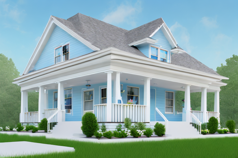 A beautifully renovated home with noticeable changes like a new roof