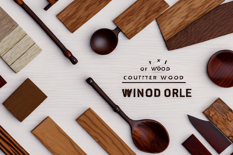 Various types of wood samples