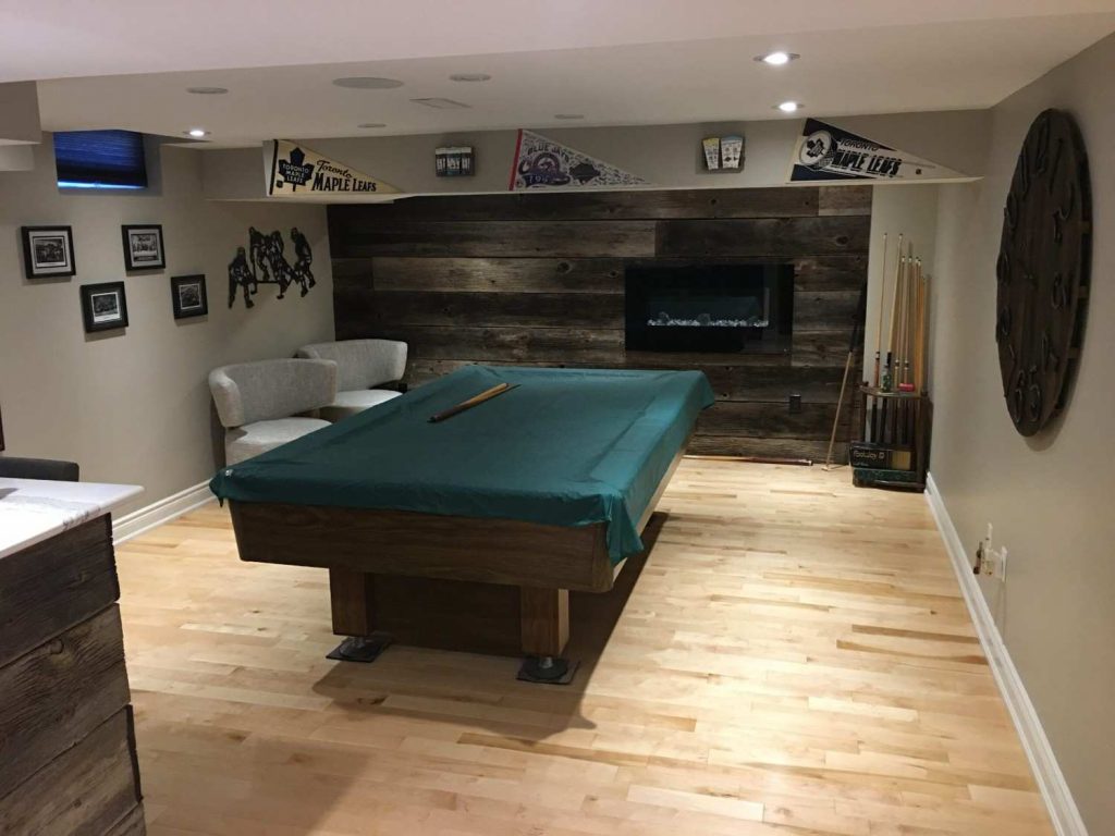 billiards basement renovations company